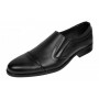 Pantofi barbati negri eleganti din piele naturala fara siret GKR232NBOX